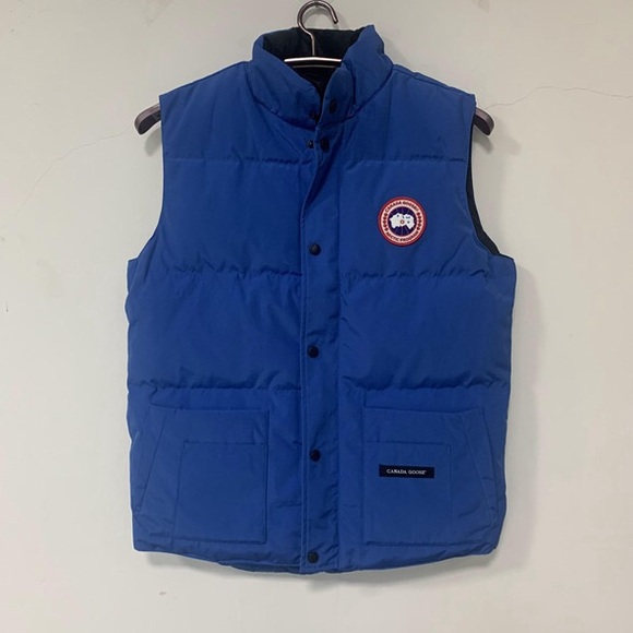 Canada Goose Blue Men's Puffer Vest - Picture 1 of 8